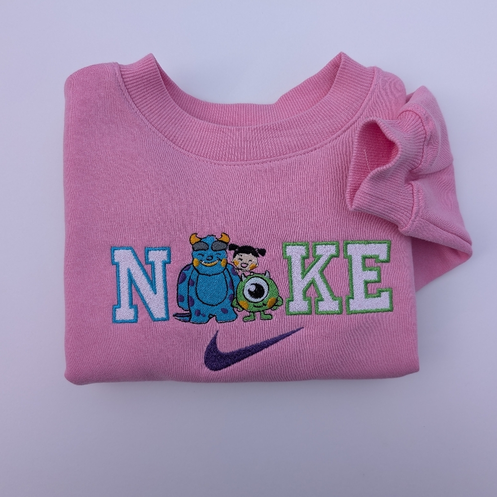 Monsters inc embroidery sweatshirt